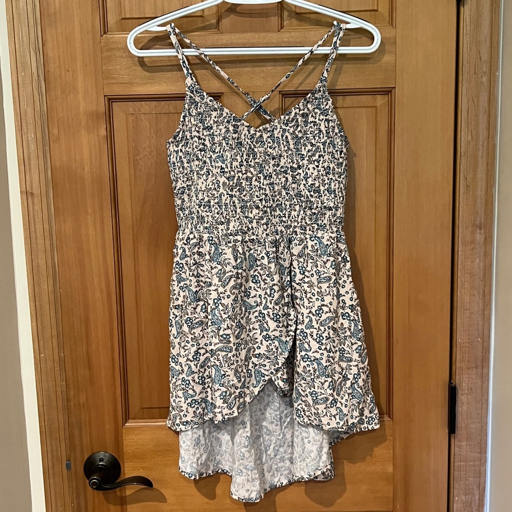 Floral Spaghetti Strap long tank top